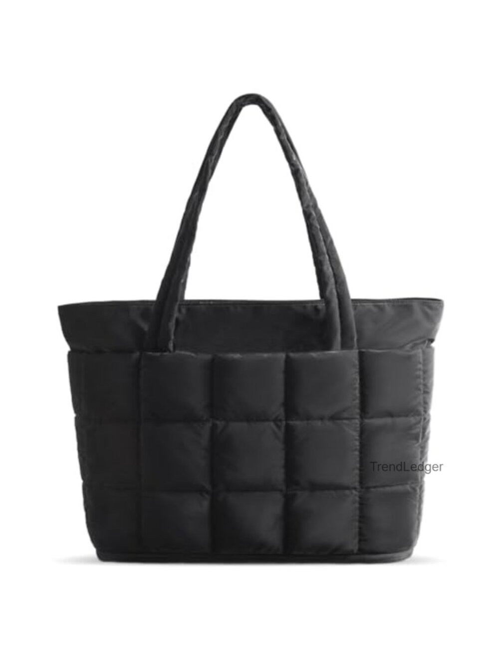 Expandable Puffer Tote Bag Large Quilted Work Travel Carry On